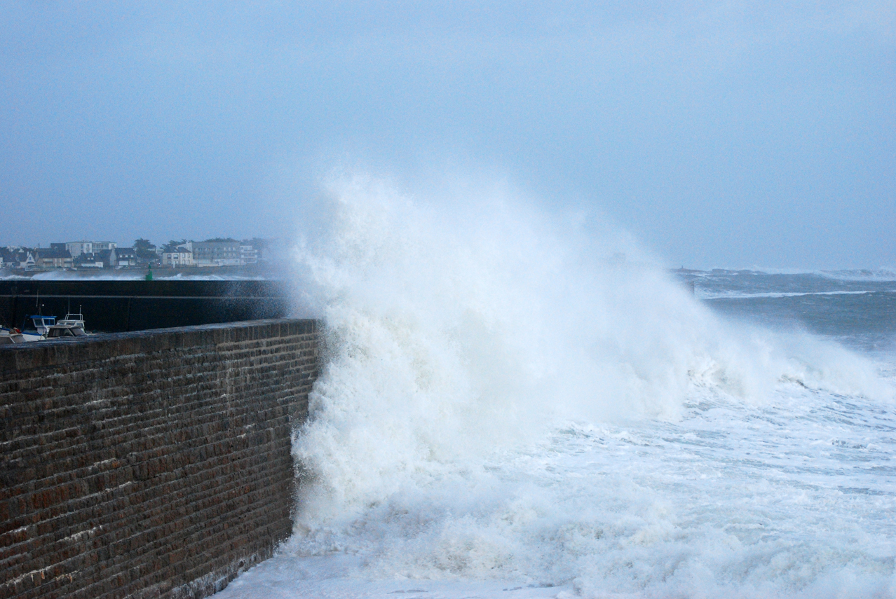 Le Morbihan est placé en alerte orange aux vagues-submersion (photo d'illustration Préfecture du Morbihan)