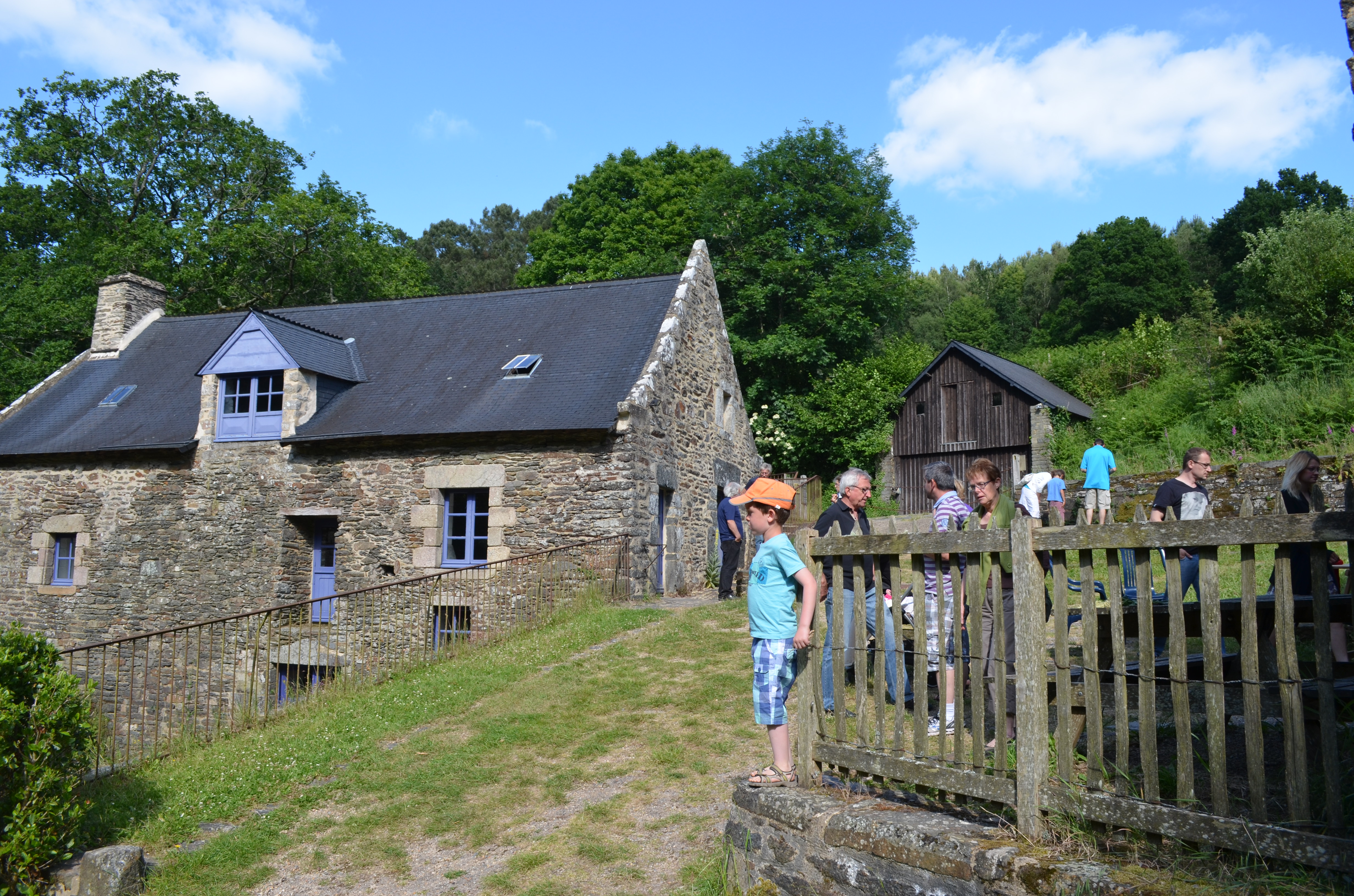 Le public peut visiter le moulin de Lancay et son magnifique site