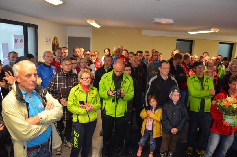 pendant la remise des médailles