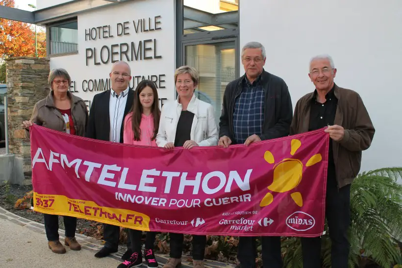 Pour la première fois depuis 4 ans, la banderole du Téléthon va flotter sur Ploërmel