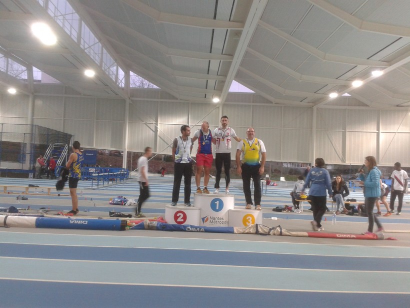 Jean-François Le Métayer sur la 2è marche du podium