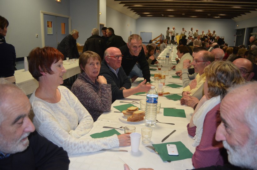 Les deux maires, Noël Colineaux et Jean-Yves Laly participaient au repas organisé entre les deux communes