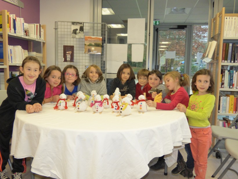 Les petits enchantés par leur atelier