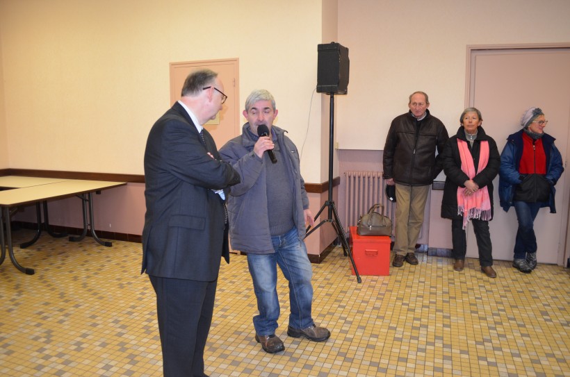 Bruno Gicquello, le maire et le représentant des commerçants non-sédentaires