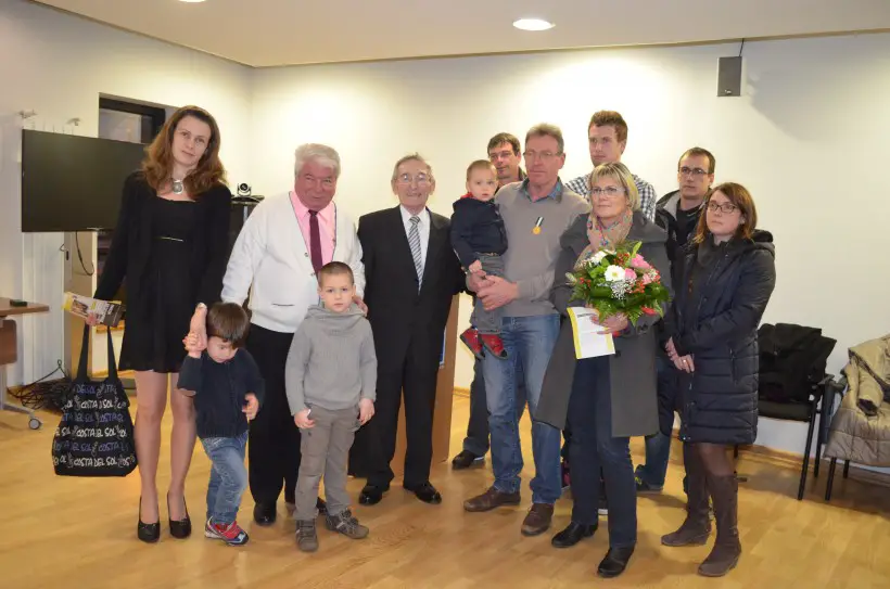René Burban et toute sa famille