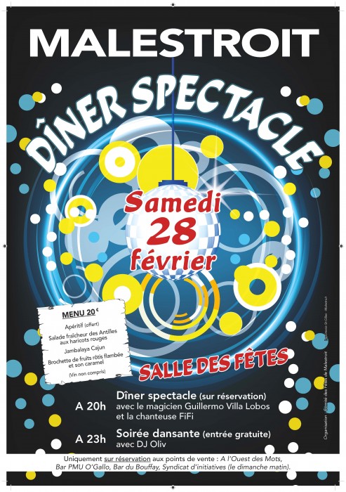 Affiche Dîner spectacle Malestroit (2)