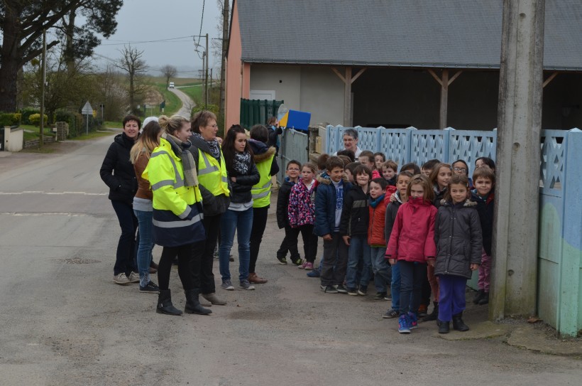 Le départ de la promenade