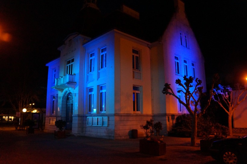 Votre mairie en bleu