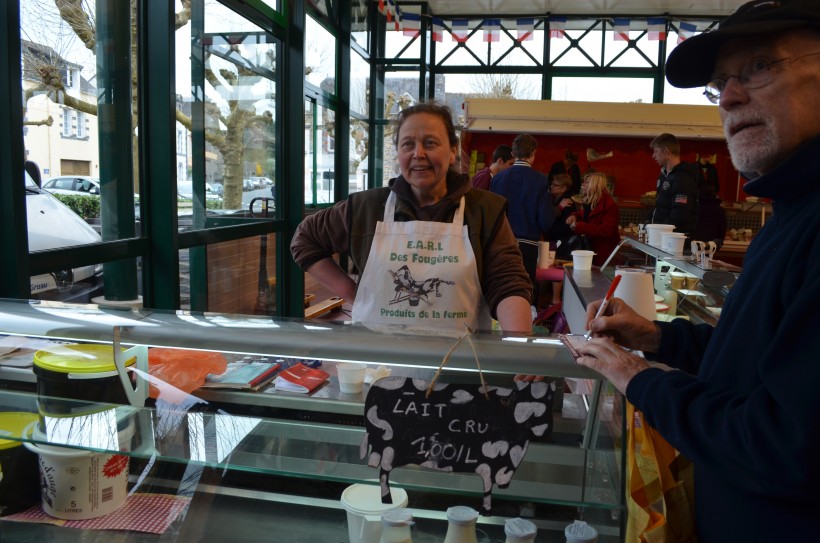 La Gacilly-Malestroit. Les bons produits laitiers de "Perrette"