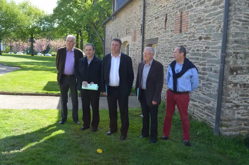De gauche à droite : Christian Adelys, Jean-François Guihard, Patrick Le Diffon, Christian Perrocheau, Stéphane Jan