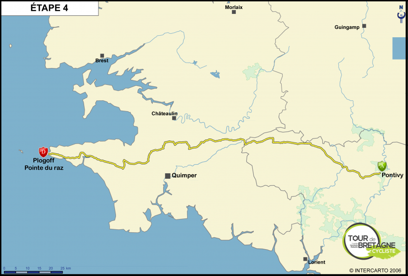 Etape 4 : 28 avril Plogoff - La Pointe Du raz / Pontivy