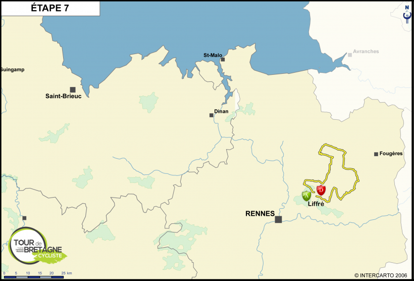 Etape 7 : 1er Mai Liffré / Liffré, 146,3 kms