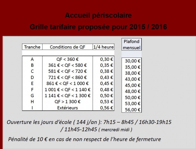 tarif