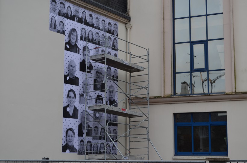 La façade du Lycée La Mennais vue depuis la rue Général Dubreton