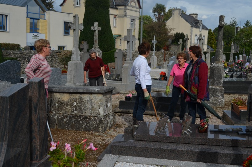 L'an dernier, l'opération nettoyage du cimetière avait connu un beau succès (photo d'archives)