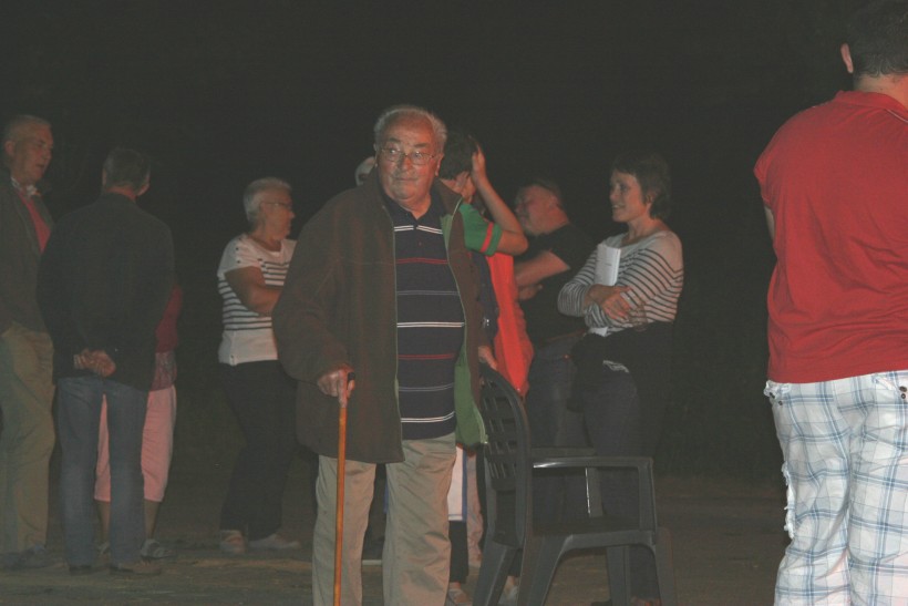 René Herviaux, 89 ans a allumé la fouée