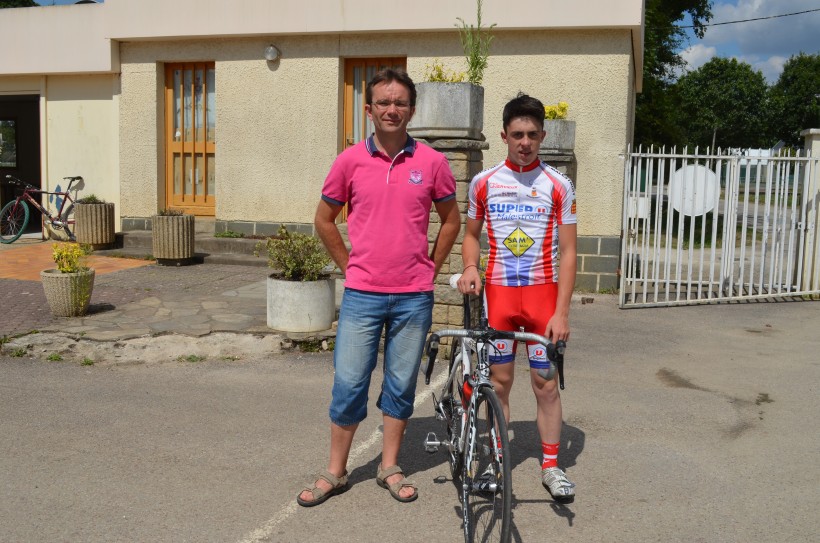 Jérôme Bihouée (à gauche), président de la SCM et Baptiste Monnerais