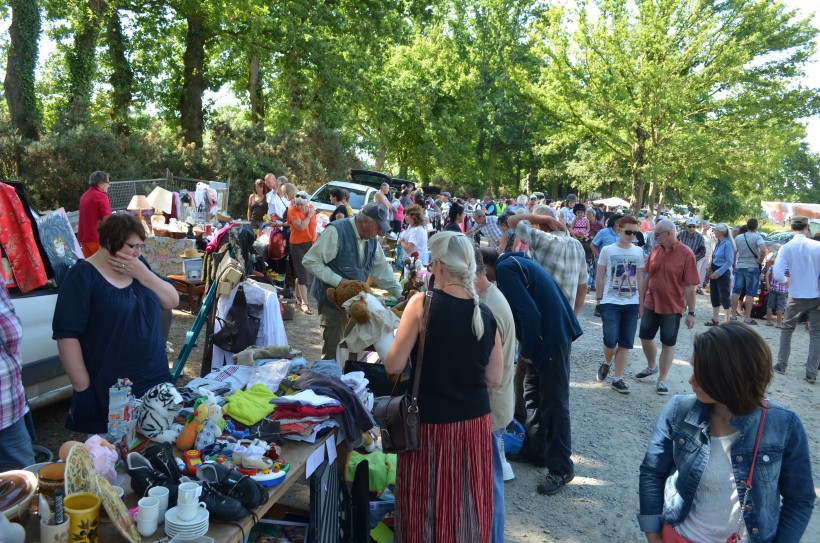 l'affluence autour des stands