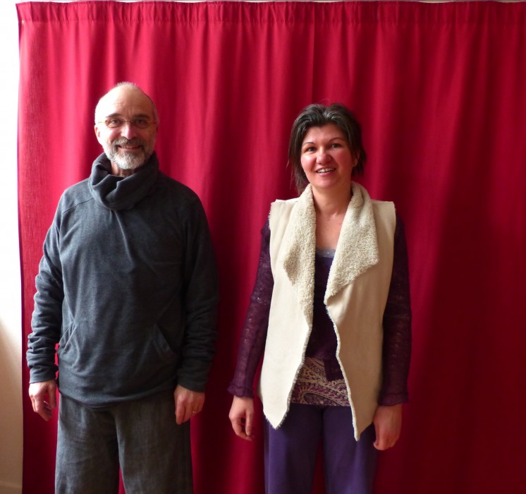 Agnès Lorceau-Moreau dispense des cours de qi gong à Malestroit, Sérent, La Chapelle-Caro et Guégon. Le président, ici à ses côtés, est Nathaël Moreau.