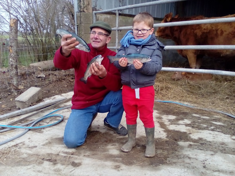  Alain Bahuon et son petit-fils Adam