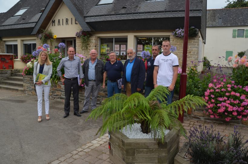 Le jury lors de son passage à Missiriac