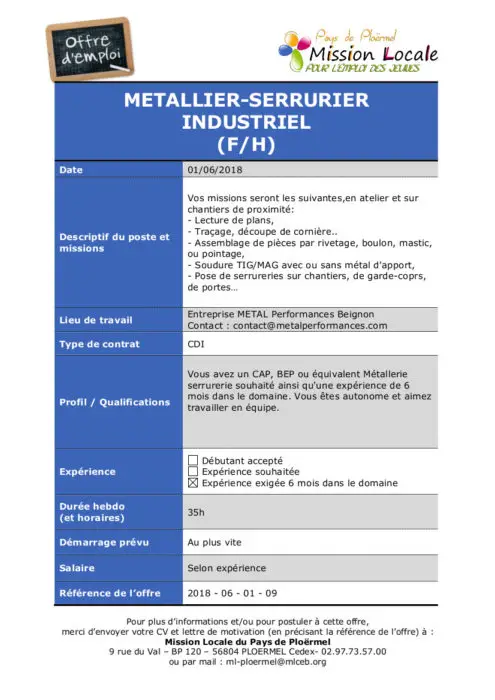 S22 - 2018 - 06 - 01 - 09 Metallier-serrurier Industriel