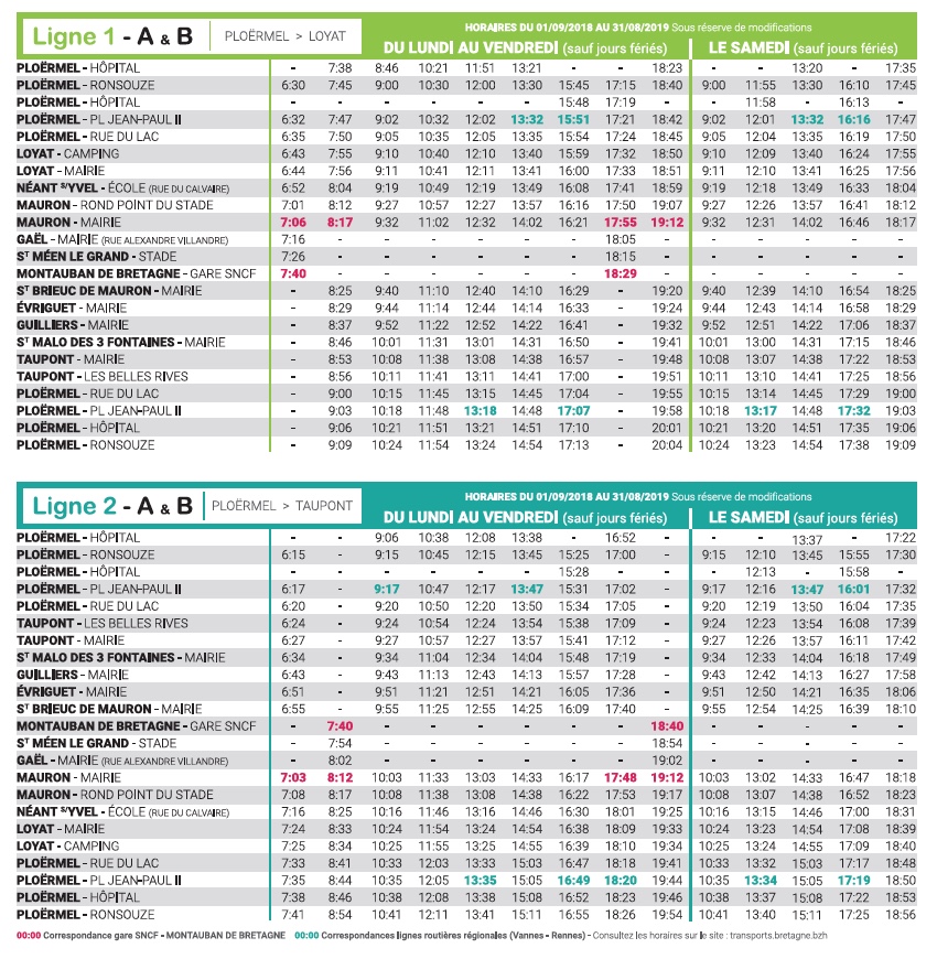 Pays de Ploërmel. RIV, un bus